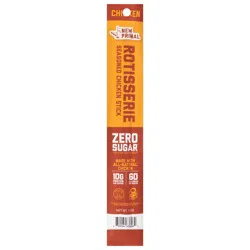 New Primal Rotisserie Seasoned Zero Sugar Chicken Stick 1 oz