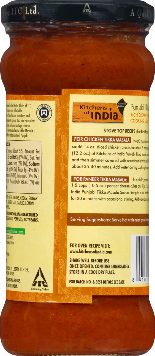 slide 2 of 9, Kitchens Of India Creamy Tomato Cooking Sauce, 12.2 oz