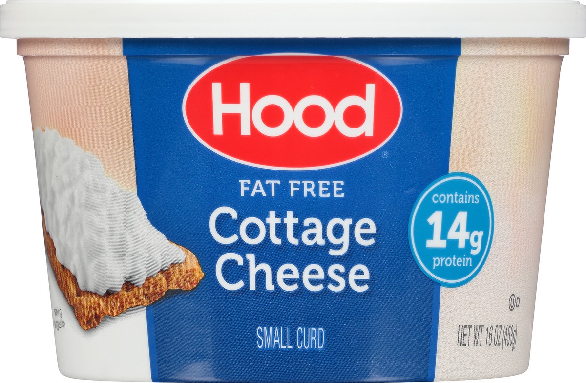 slide 8 of 8, Hood Fat Free Cottage Cheese, 16 oz, 16 oz