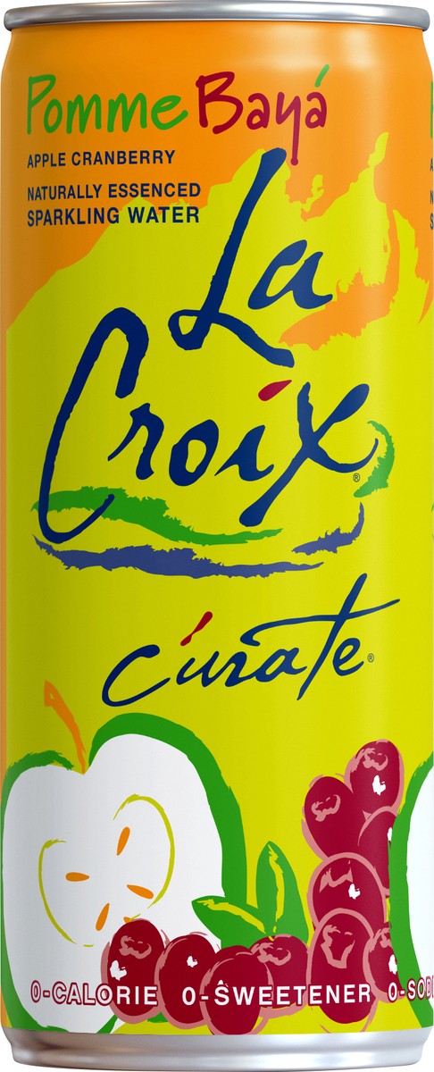 slide 11 of 11, La Croix Curate Apple Cranberry Sparkling Water 12 fl oz, 12 fl oz