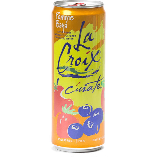 slide 1 of 1, La Croix Apple Berry Curate Sparkling Water, 12 oz