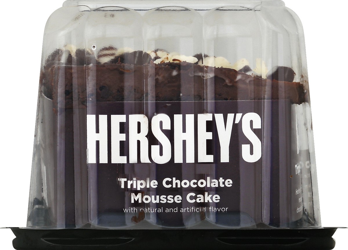 slide 3 of 4, Hershey's Triple Chocolate Mousse Bar Cake, 22.7 oz