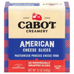 12/12Oz White American Slice - Stacked