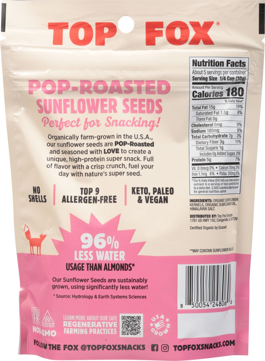 slide 9 of 14, Top Fox Organic Himalayan Pink Salt Sunflower Seeds, 5.5 oz