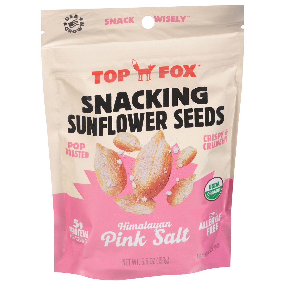 slide 2 of 14, Top Fox Organic Himalayan Pink Salt Sunflower Seeds, 5.5 oz