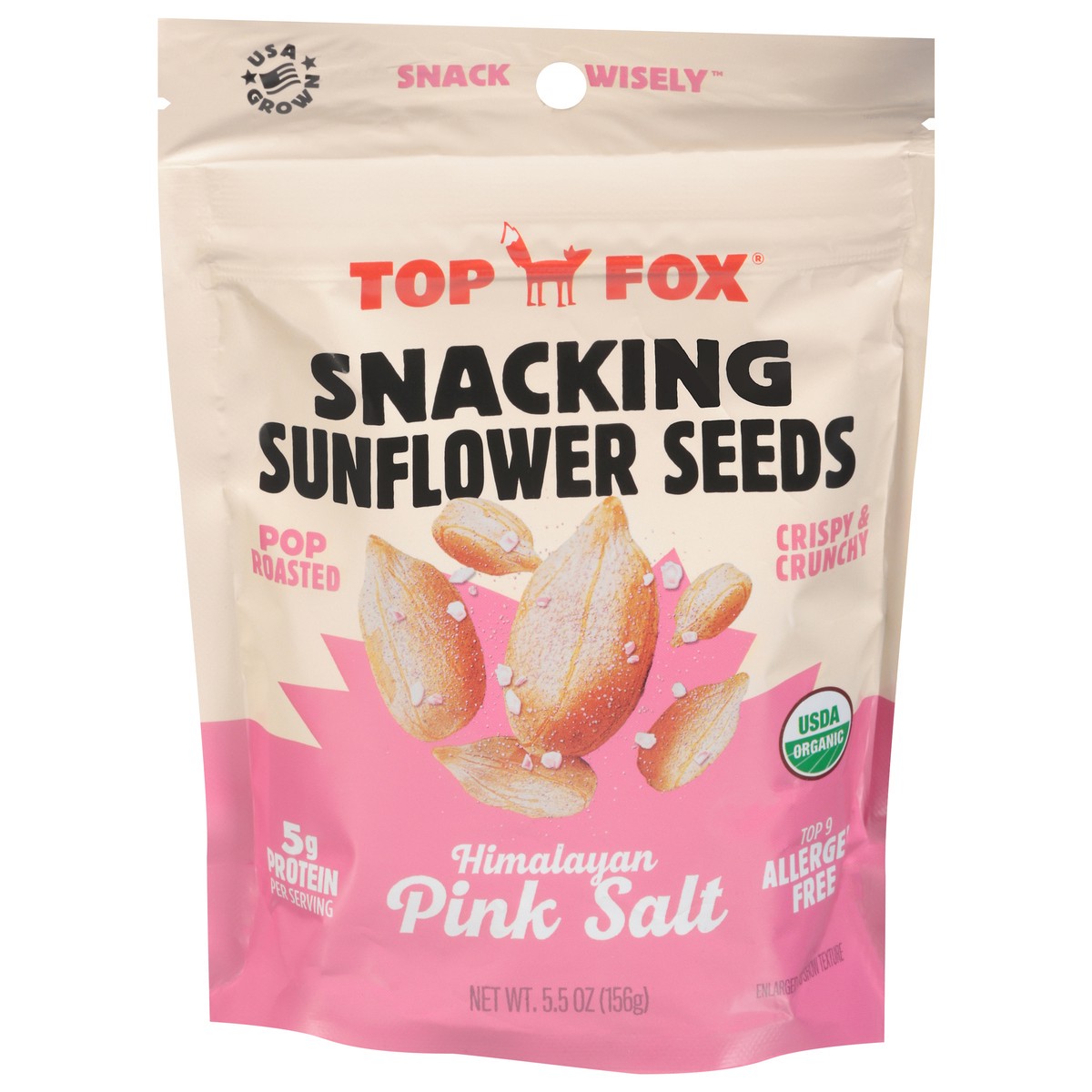 slide 6 of 14, Top Fox Organic Himalayan Pink Salt Sunflower Seeds, 5.5 oz