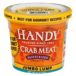 Handy Premium Pasteurized Crab Meat Jumbo Lump 8 oz