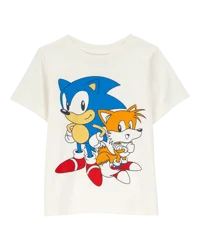 Carter's Toddler Sonic The Hedgehog Tee Cream 4T
