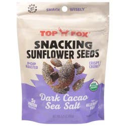 Top Fox Organic Dark Cacao & Sea Salt Sunflower Seeds