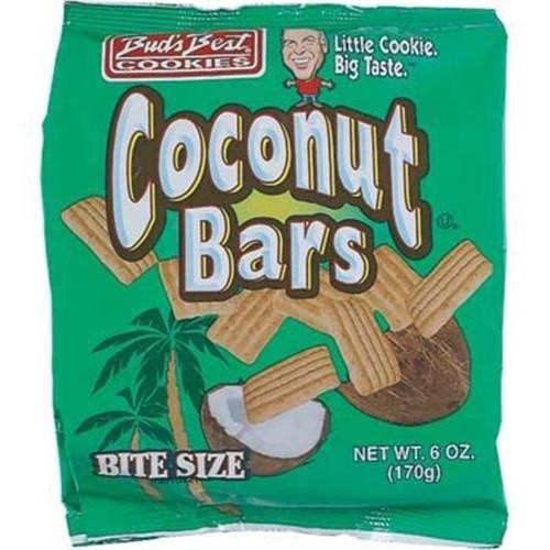 slide 1 of 1, Bud's Best Cookies Coconut Bars, 6 oz