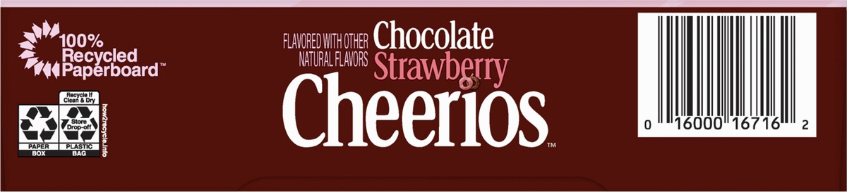 slide 4 of 9, Cheerios Chocolate Strawberry Cheerios Valentine''s Day Breakfast Cereal, 10.9 OZ , 10.9 oz