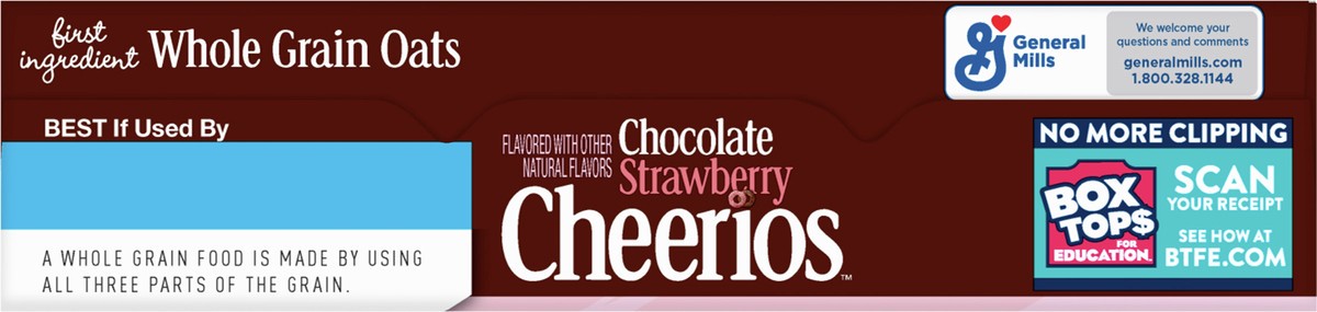 slide 9 of 9, Cheerios Chocolate Strawberry Cheerios Valentine''s Day Breakfast Cereal, 10.9 OZ , 10.9 oz