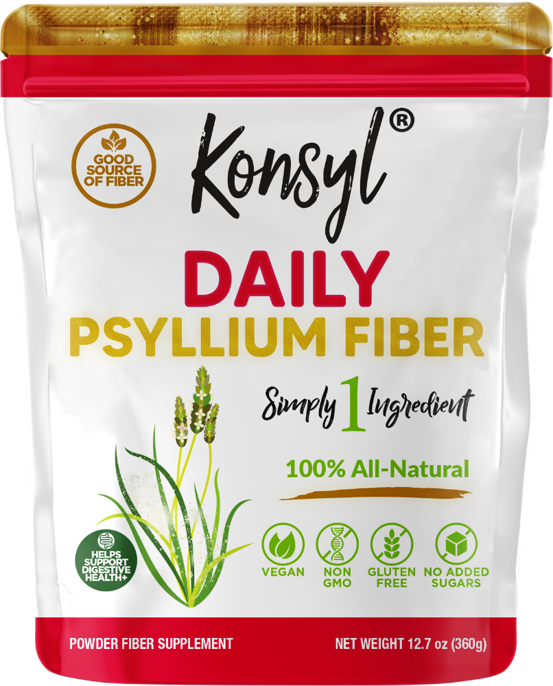 slide 1 of 1, Konsyl Daily Psyllium Powder Fiber Supplement, 12.7 oz