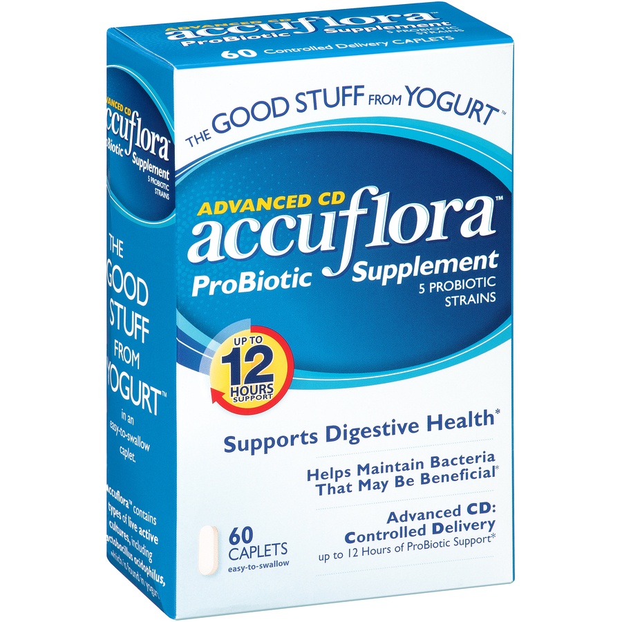 slide 2 of 6, Accuflora Probiotic Dietary Supplement Caplets, 60 ct