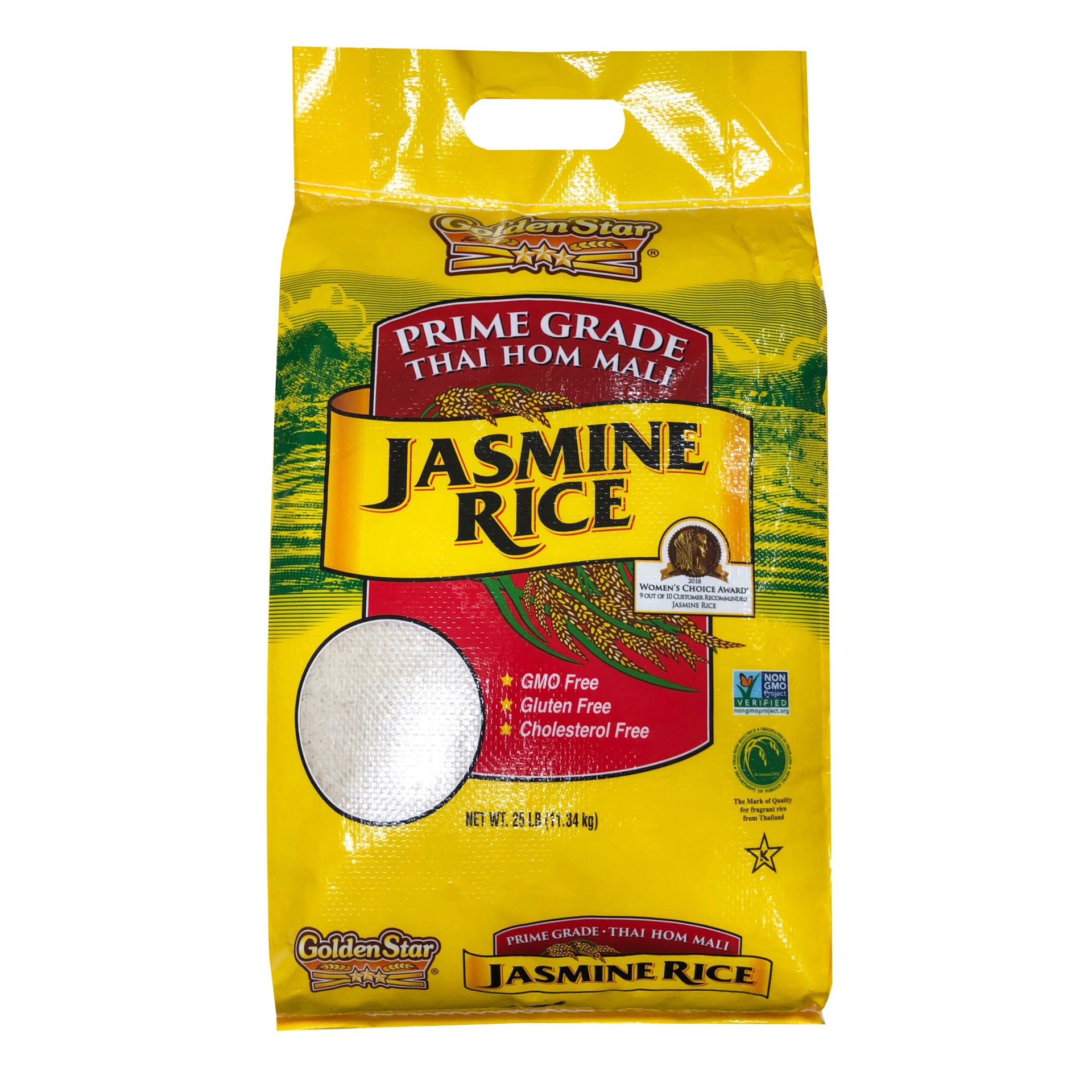 slide 1 of 5, Golden Star Jasmine Rice, 25 lb