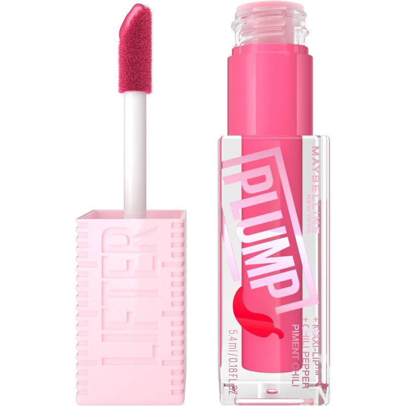 slide 1 of 6, Maybelline Plump Pink Sting 003 Plumping Lip Gloss 0.18 fl oz, 0.18 fl oz