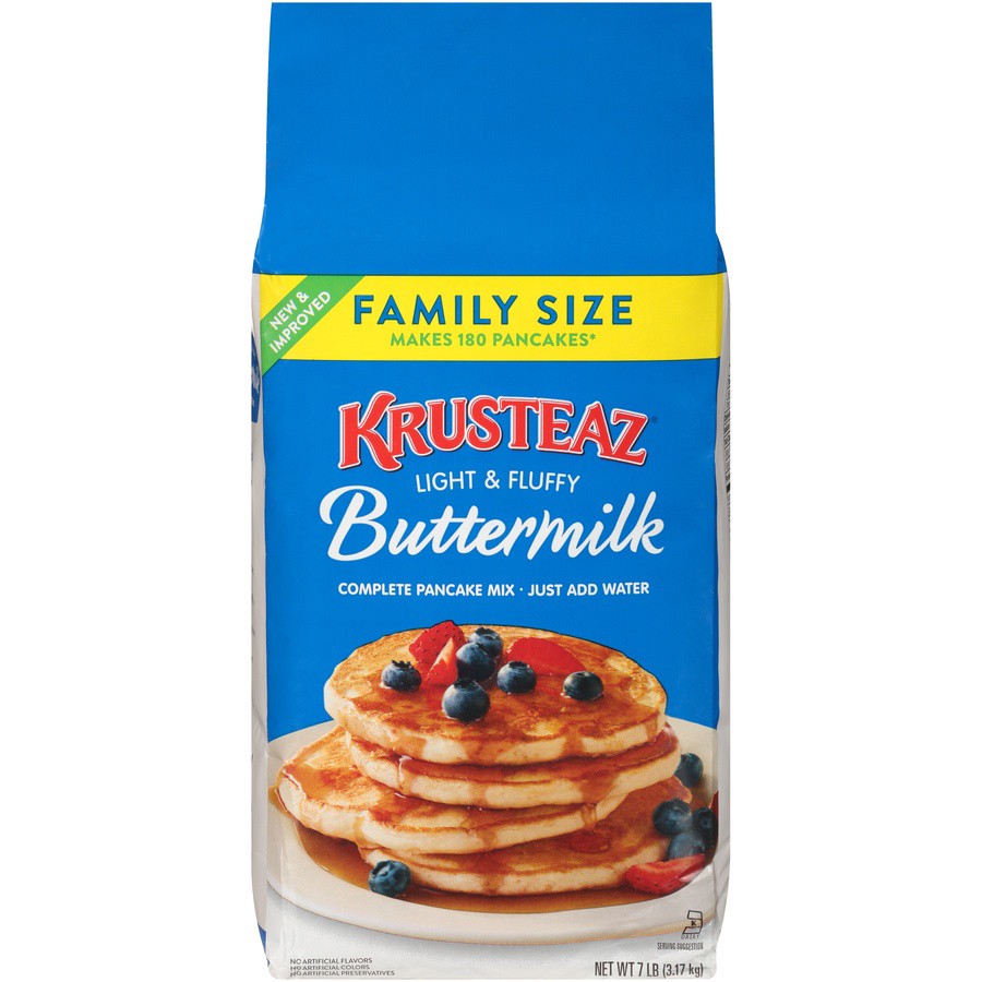 slide 1 of 9, Krusteaz Pancake Mix, 7 lb