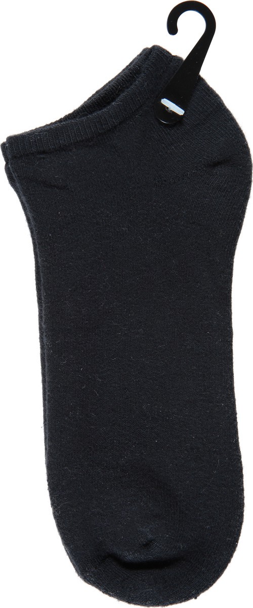 slide 7 of 9, Maggie's Organics Medium Black Footie Socks Medium 1 ea, 