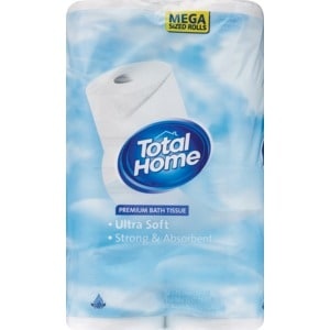 slide 1 of 1, Total Home By CVS Total Home Ultra Soft Premium Bath Tissue, Mega Sized Rolls, 8 Ct, 8 ct