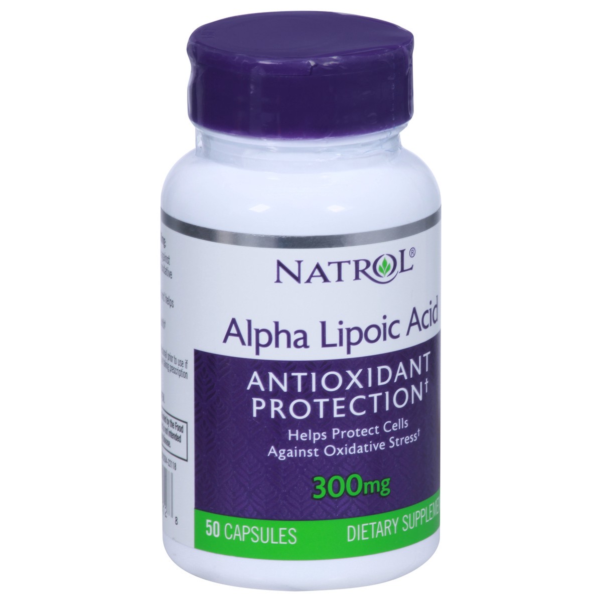 slide 2 of 9, Natrol, Alpha Lipoic Acid Capsules, Antioxidant Protection Supplement, 300 mg, 50 Count, 50 ct