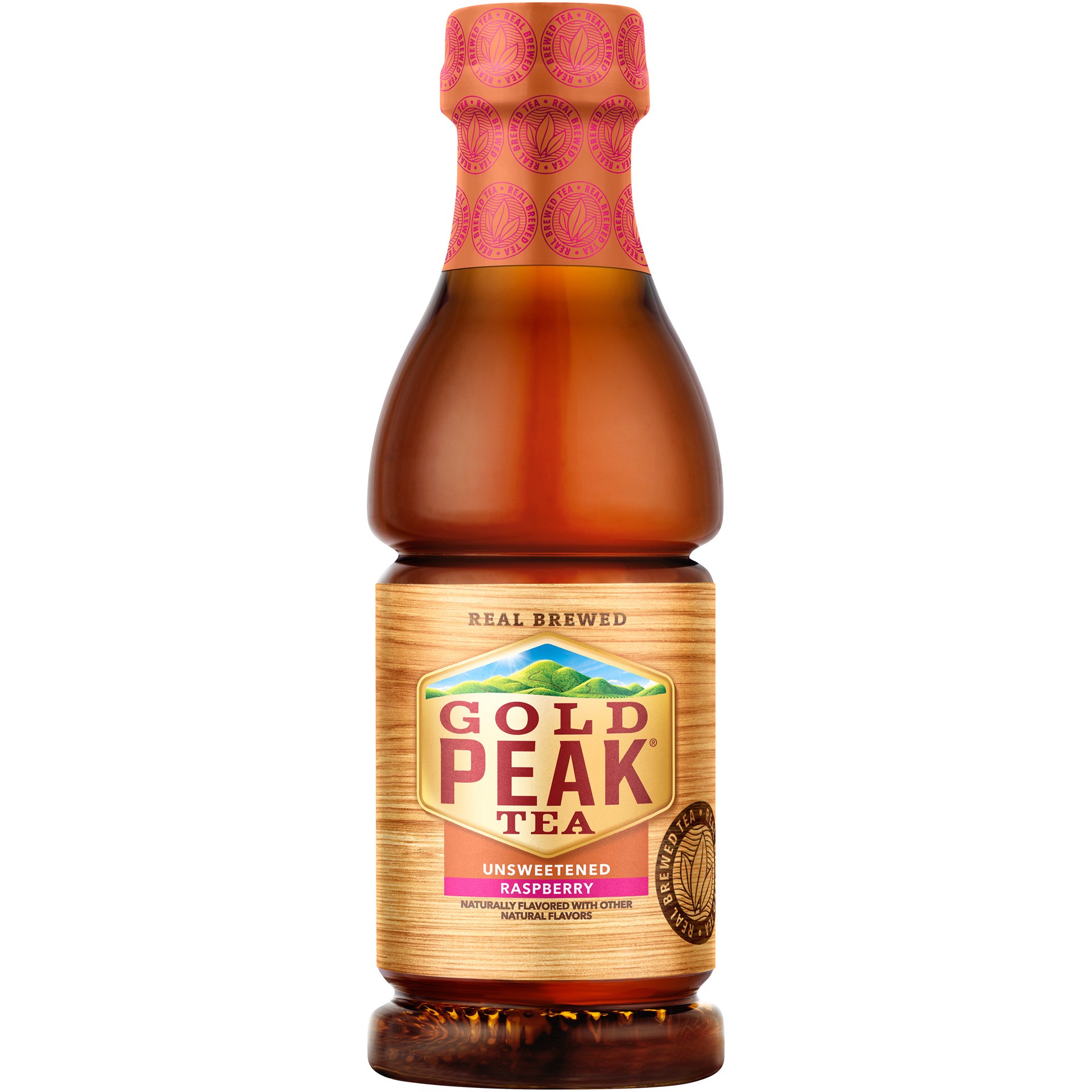 slide 4 of 4, Gold Peak Unsweetened Raspberry Iced Tea Drink, 18.5 fl oz, 18.50 fl oz