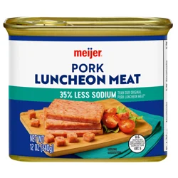 Meijer Luncheon Meat Low Sodium 12 OZ
