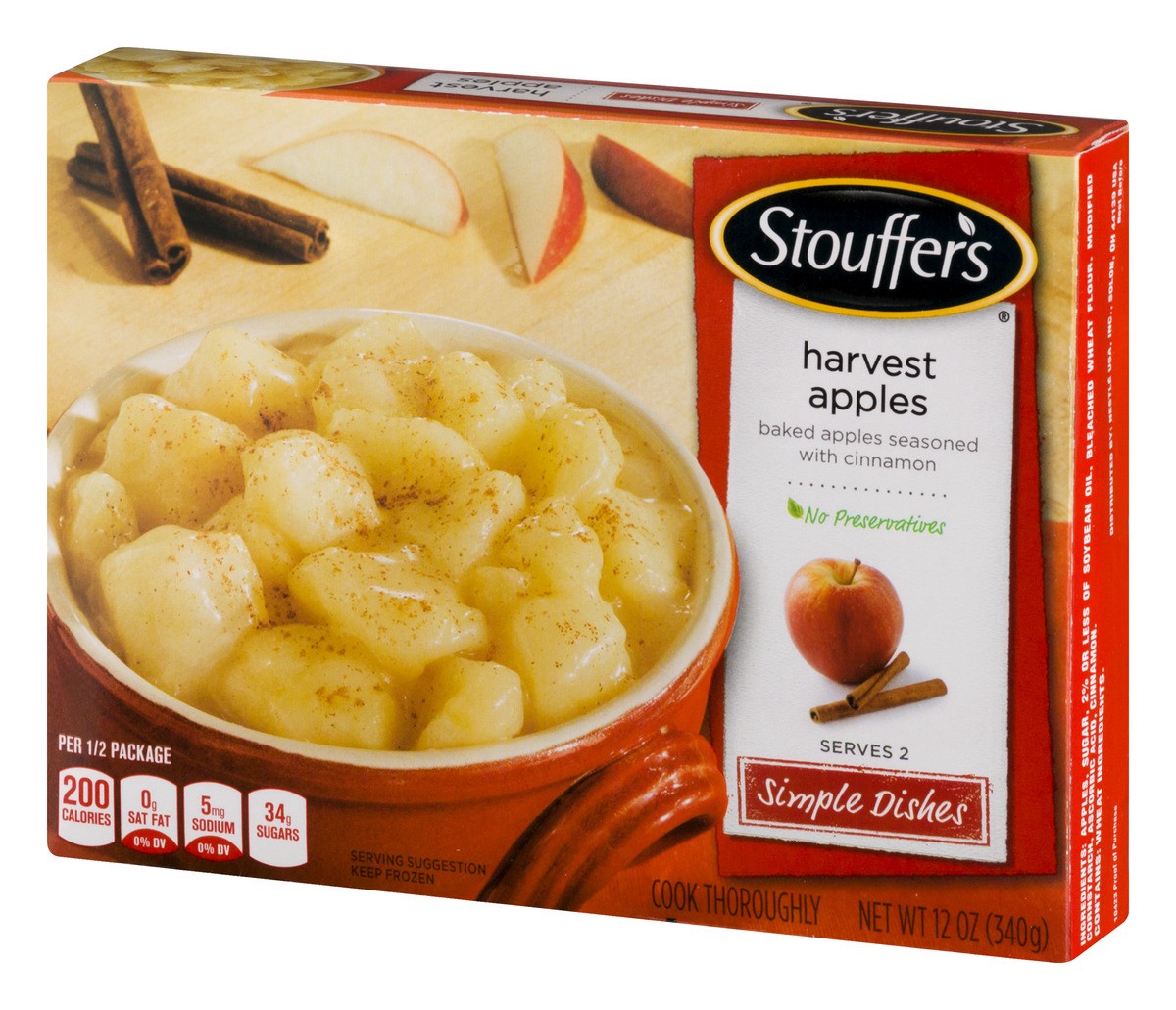 slide 3 of 9, Stouffer's Stouffer’s Harvest Apples Frozen Side Dish, 12 oz