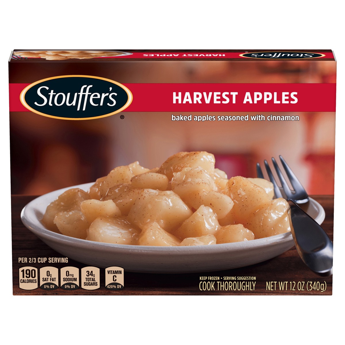 slide 1 of 9, Stouffer's Stouffer’s Harvest Apples Frozen Side Dish, 12 oz