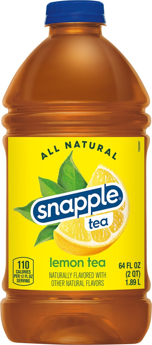 slide 1 of 9, Snapple Lemon Tea 64 oz, 64 oz