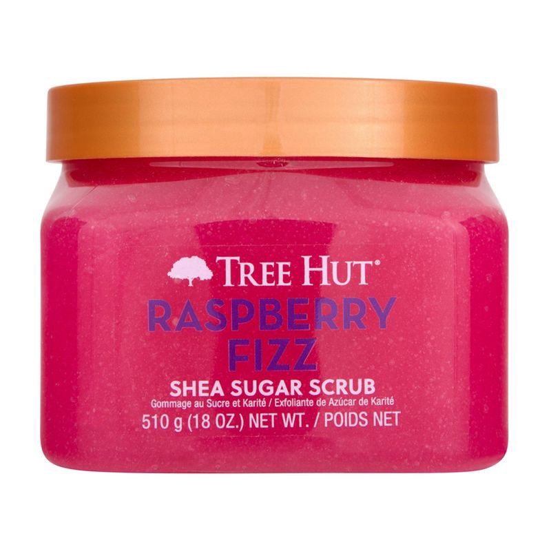 slide 1 of 11, Tree Hut Raspberry Fizz Shea Sugar Scrub - 18oz, 18 oz