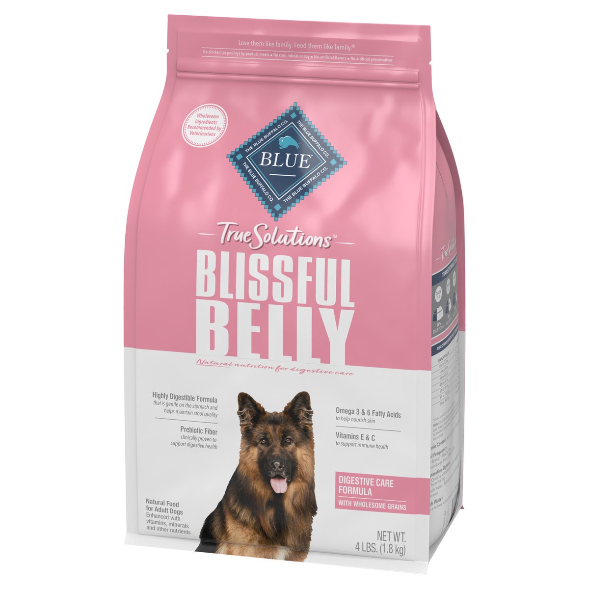 slide 10 of 16, BLUE Buffalo True Solutions Blissful Belly Digestive Care Adult Dog, 4 lb