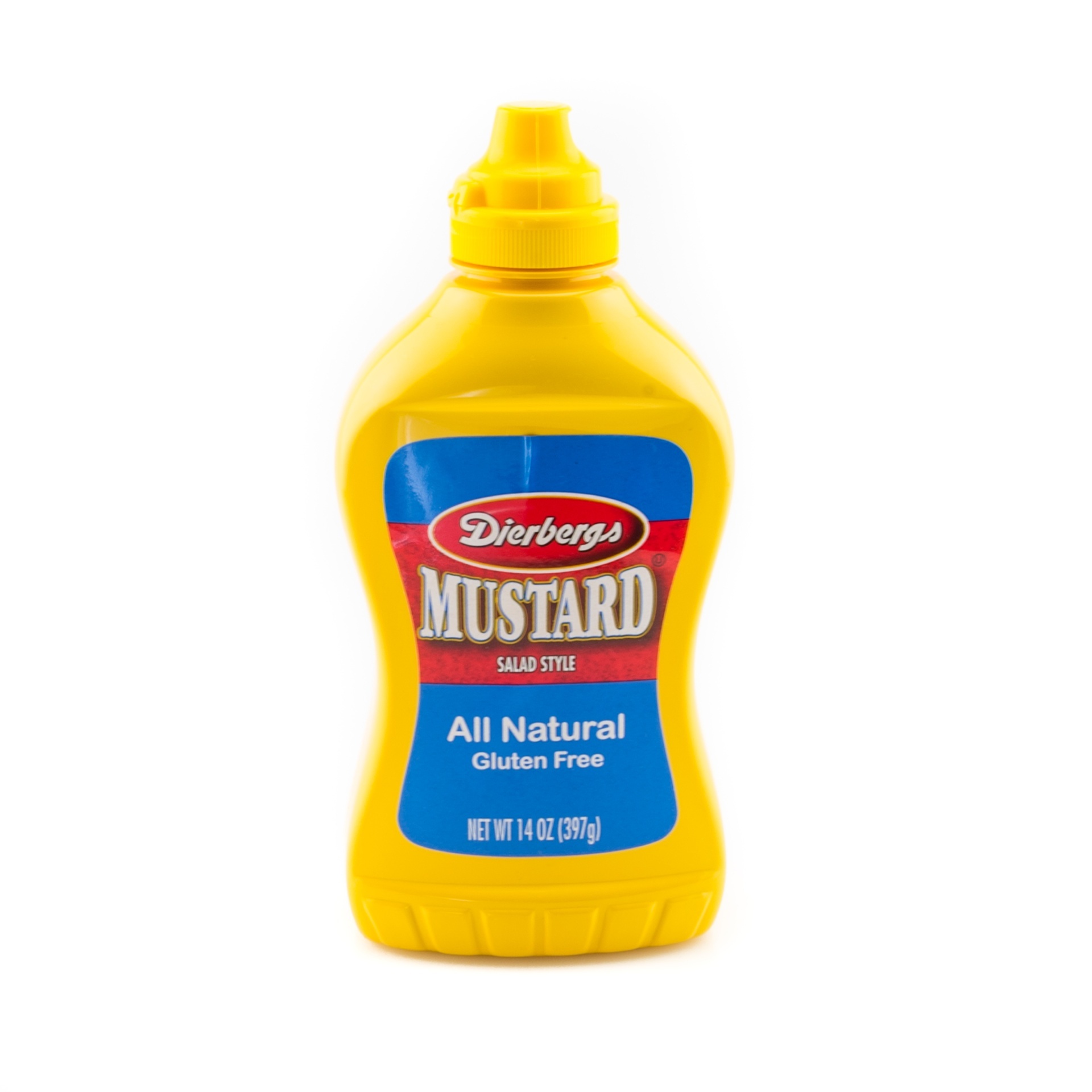 slide 1 of 1, Dierbergs Squeeze Bottle Mustard, 14 oz