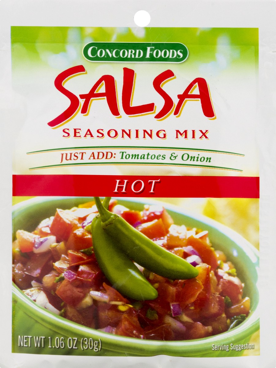 slide 7 of 9, Concord Foods Hot Salsa Mix, 16 oz