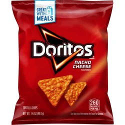 Doritos Tortilla Chips Nacho Cheese Flavored 1 3/4 Oz