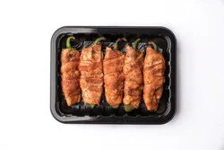 Bacon Wrapped Jalapenos With Brisket