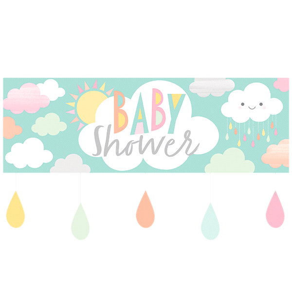 slide 1 of 1, Creative Converting Sunshine Baby Showers Giant Party Banner, 1 ct