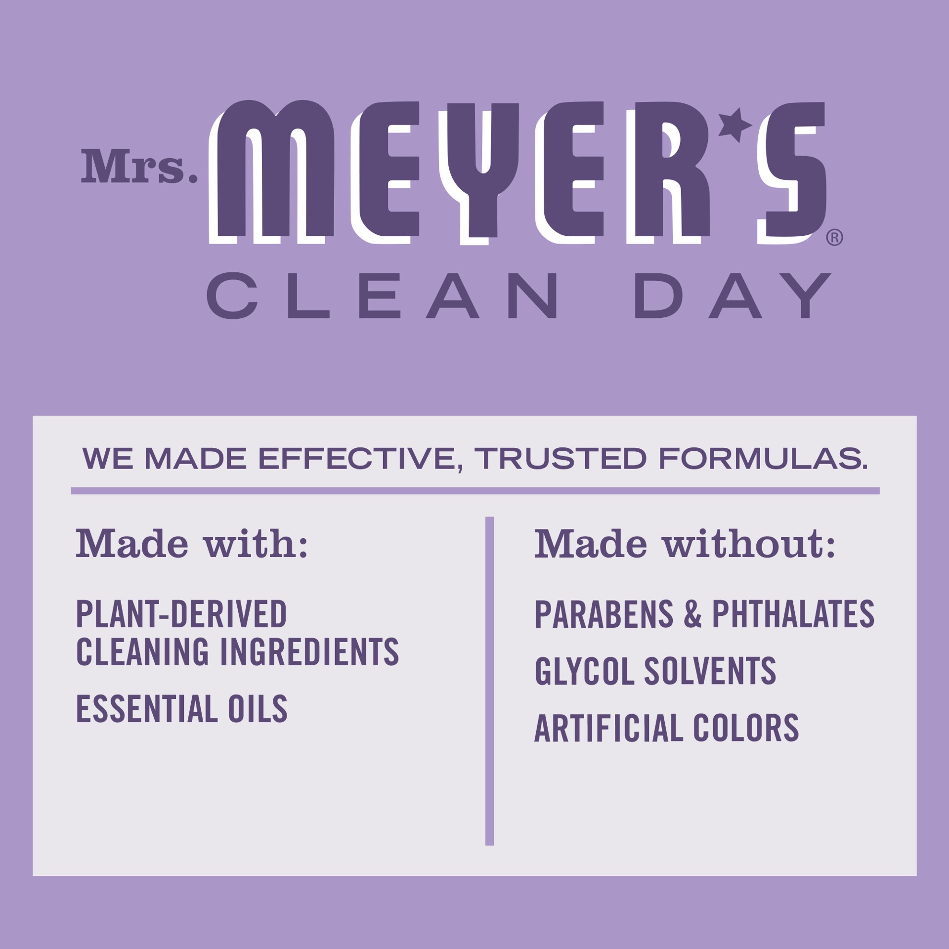 slide 6 of 9, Mrs. Meyer''s Clean Day Multi-Surface Everyday Cleaner, Lilac Scent, 16 Ounce Bottle, 16 fl oz