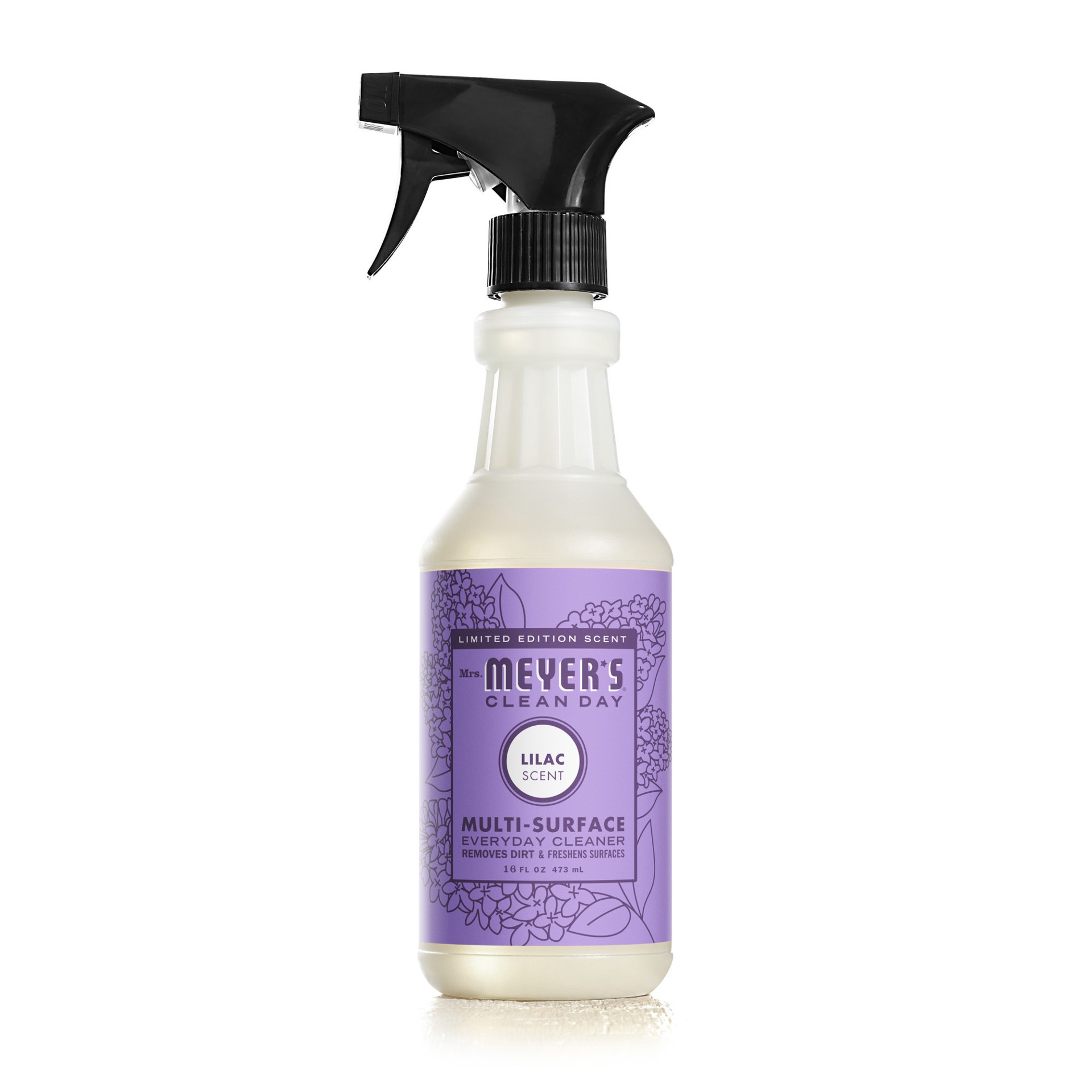 slide 4 of 9, Mrs. Meyer''s Clean Day Multi-Surface Everyday Cleaner, Lilac Scent, 16 Ounce Bottle, 16 fl oz