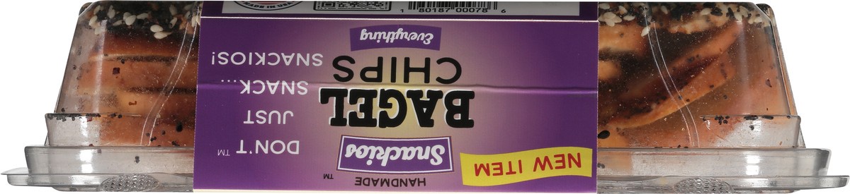 slide 9 of 13, Snackios Craveable Thin & Crunchy Everything Bagel Chips 6 oz, 6 oz