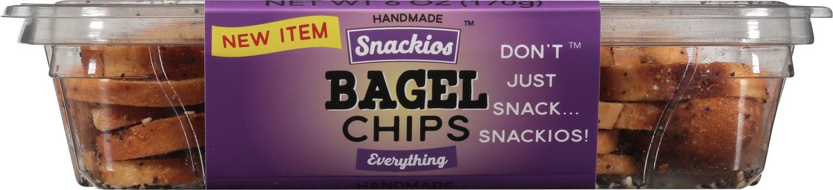 slide 12 of 13, Snackios Craveable Thin & Crunchy Everything Bagel Chips 6 oz, 6 oz