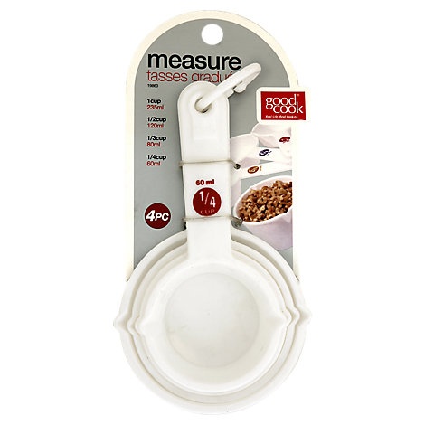 slide 1 of 1, Good Cook Measuring Cups Set, 4 ct