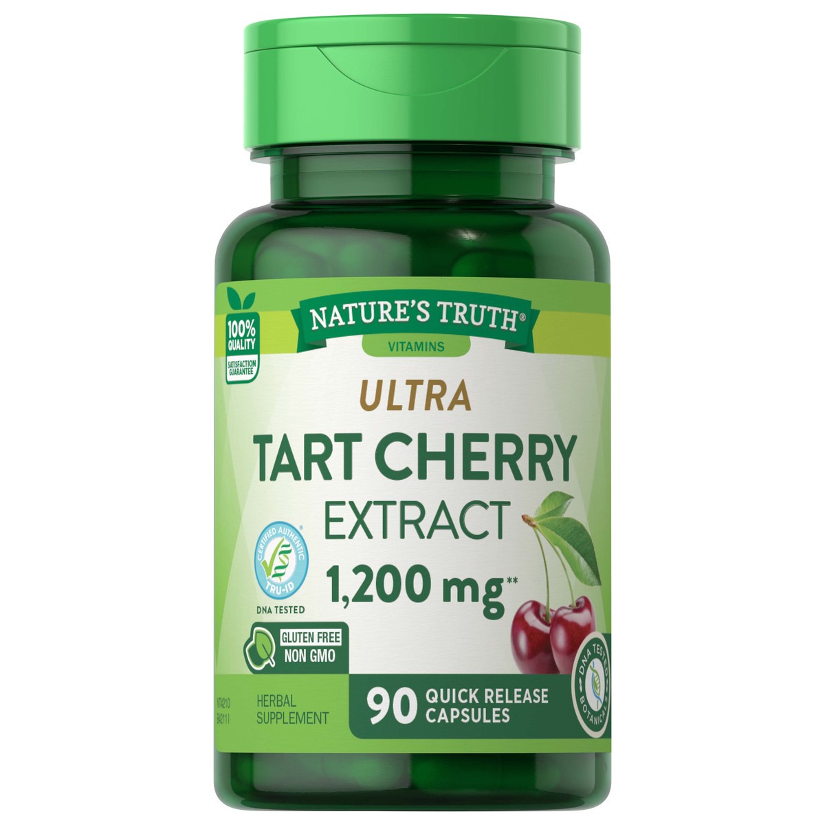 slide 1 of 4, Nature's Truth Ultra Tart Cherry Extract 1,200 mg**, 90 ct