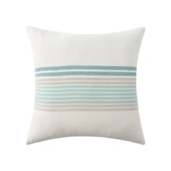 Room & Retreat Sandy Shore Stripes Dec Pillow, 18 In X 18 In