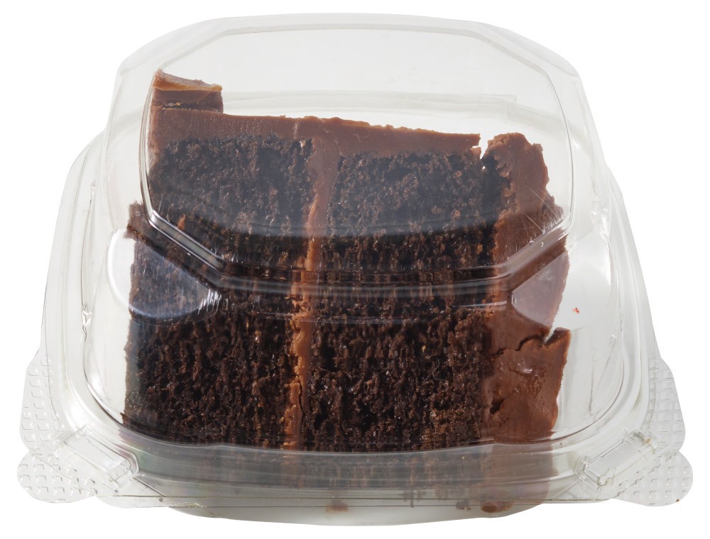 slide 2 of 2, Private Selection Classic Chocolate Cake Slice, 9.92 oz