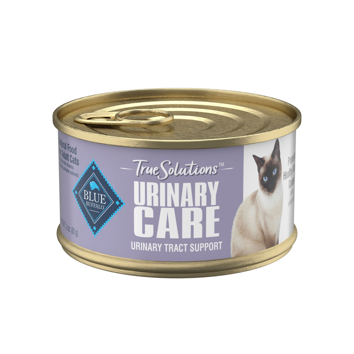 slide 1 of 13, BLUE TRUE SOLUTIONS Blue Buffalo True Solutions Urinary Care Wet Cat Food with Chicken, 3.0-oz. can, 3 oz