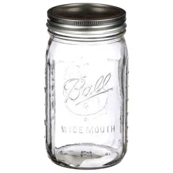 Mason Jar Wide Mouth Quart Single