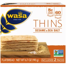 Wasa Thins Sesame & Sea Salt Flatbread
