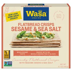 Wasa Thins Swedish Style Sesame & Sea Salt Flatbread 6.7 oz