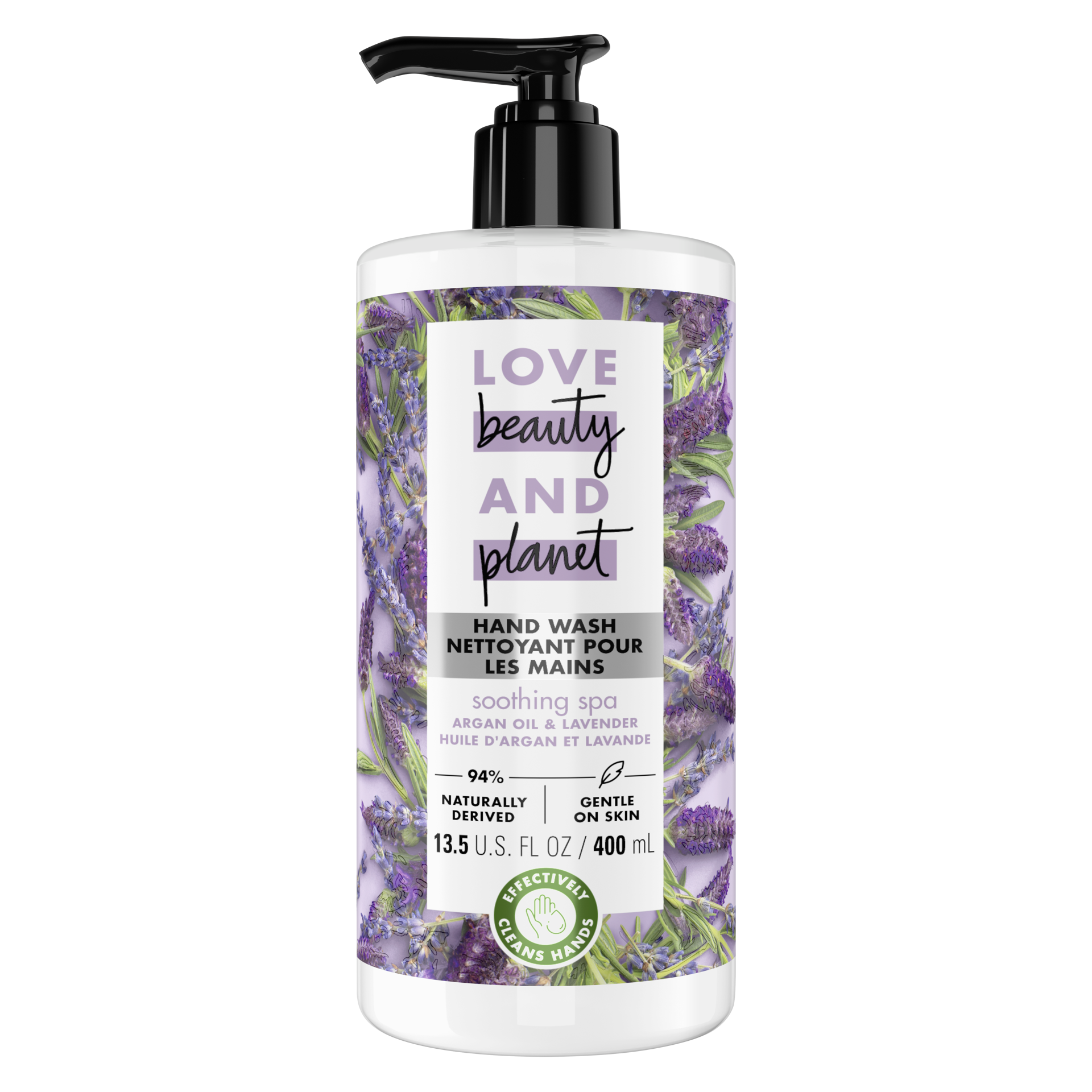 slide 3 of 4, Love Beauty and Planet Soothing Spa Hand Soap Argan Oil & Lavender, 13.5 oz, 13.5 oz