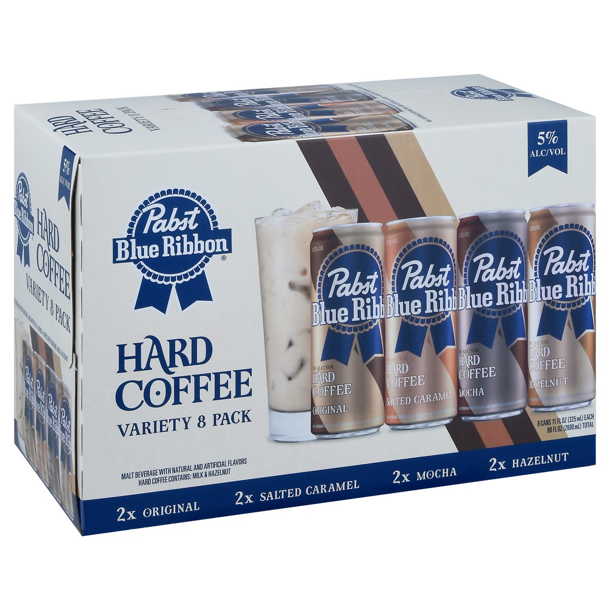 slide 3 of 13, Pabst Blue Ribbon Hard Coffee Variety Pack, 8 cans / 11 fl oz